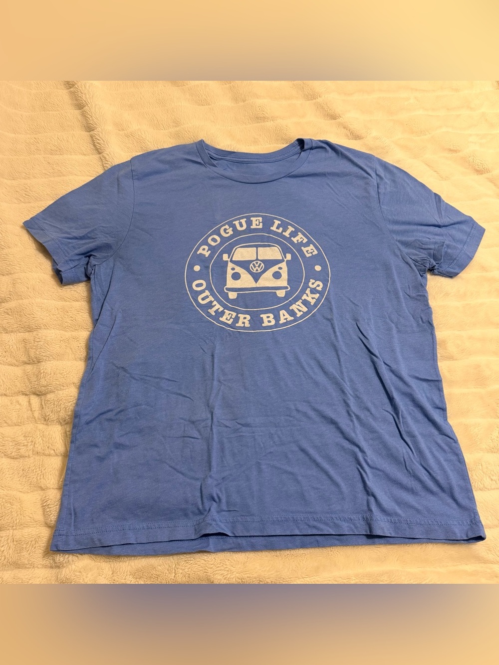 Outer Banks Pogue Life P4L Netflix John B Volkswagen Van Blue T-Shirt Size XL